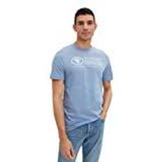 Tom Tailor Herr T-shirt - Greyish Mid Blue