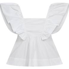 Ganni Ruffle Blouse