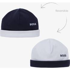 HUGO BOSS Hoofddeksels HUGO BOSS Omkeerbaar Babymutsje Van Katoen Met Logodetails