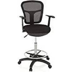 Hjul Barstole hjh OFFICE Counterstuhl TOP WORK 108 Barhocker