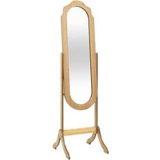 Standing mirror vidaXL Free Standing Engineered Wood Wall Mirror