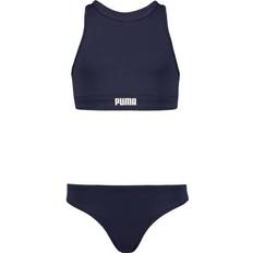 L Bikinis Puma Girl's Racerback Bikini Set, Navy, 164