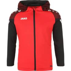 JAKO Performance Hooded Jacket - Red/Black