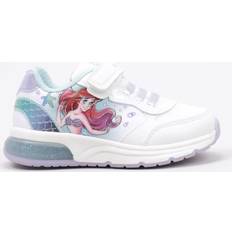 Geox SPACECLUB Girl Sneaker, White/WATERSEA