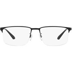 Glasses & Reading Glasses Emporio Armani EA1143 3001 55-18 Brillengestell inkl. Gläser, Herren, Halbrand, Rechteckig