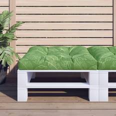 Textiel vidaXL Palletkussen Bladpatroon 80 x 80 x 12 cm Stof