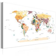 Artgeist World Map: Travel Around The World Bild