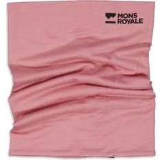 Merino Wool Scarfs Mons Royale Double Up Neckwarmer - Dusty Pink