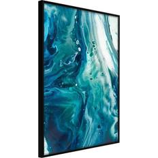 Artgeist Inramad Acrylic Pouring II Poster