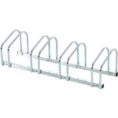 Homcom Bike Parking Rack Silver