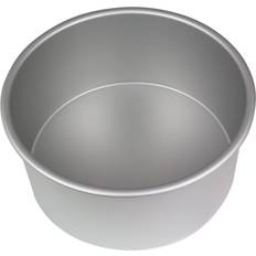 Bakeware PME Anodised Aluminium Round 8 x 4-Inch Deep Silver Cake Pan