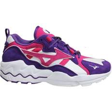 Mizuno Men Shoes Mizuno Mens Sport Style Wave Rider White Trainers Leather