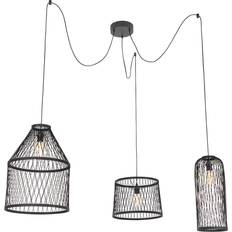 QAZQA Rural outdoor rattan Pendant Lamp