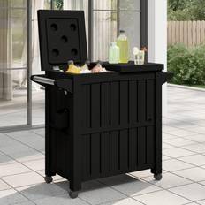 vidaXL 3-i-1 serveringsvogn polypropylen Rullebord