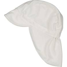 Valkoinen UV-vaatteet Geggamoja Geggamoja Baby's 50+ UV Sun Cap - Offwhite