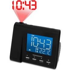 Radio alarm clock Magnasonic Projection alarm clock radio alarm oregon scientific sleep time table clocks bed