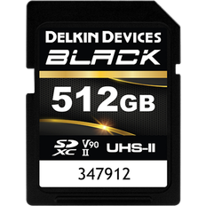 Delkin SD 512GB Black UHS-II V90