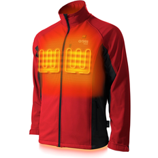 Fleece Jackets on sale Gobi Heat Men's Sahara Heated Jacket Crimson/Onyx Crimson/Onyx