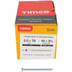 Timco Solo Double Countersunk Silver Woodscrews