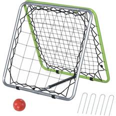 Best Football Training Equipment Homcom Football Net Iron Silver