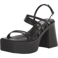 Steve Madden Heeled Sandals Steve Madden bossy women's heels black leather