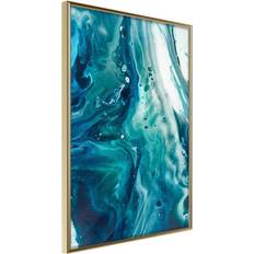 Artgeist Inramad Acrylic Pouring II Poster