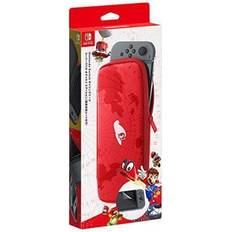 Nintendo switch carrying case & screen protector - super mario odyssey edition