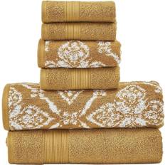 Gold Towels Modern Threads Amaris Yarn Bath Towel Gold