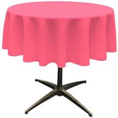 Round Tablecloths LA Linen Hot Tablecloth Pink