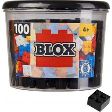 Simba Byggleksaker Simba 104114114 "Blox 4-Stud Black Building Blocks Set 100-Piece