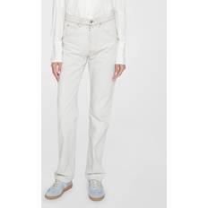 Højtaljede Denim Jeans - Off White