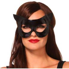 Damer Heldækkende masker Leg Avenue Sort Vinyl Cat Mask