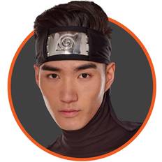 Gris Accessoires Naruto Hidden Leaf Adult Costume Headband