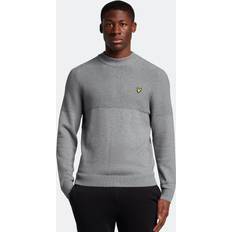 Lyle & Scott Unisex Tops Lyle & Scott Seed Stitch Mock Neck Pullover