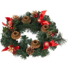 Detalles Interiores Vermont christmas Company Berry Advent Wreath Decoración