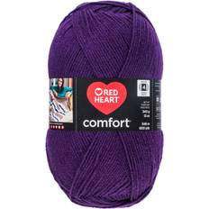 Purple Yarn Red Heart Comfort Yarn-Purple Shimmer -E707D-5005