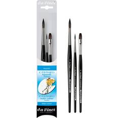 casaneo synthetic watercolour brush set of 3