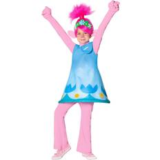 Girls Trolls Poppy Premium Costume Pink/Blue