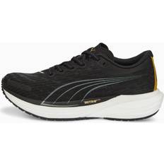 Puma Deviate Nitro Laufschuhe Damen, Schwarz/Gold, Größe: 38.5, Schuhe