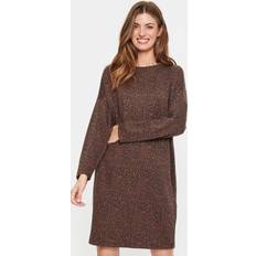 Saint Tropez Klänning PenSZ Dress Brun