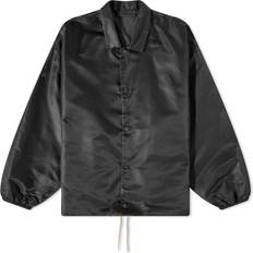 Outerwear Essentials Black Drawstring Jacket Jet Black