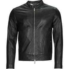 Leder Oberbekleidung Selected Slharchive Classic Leather Jacket - Black