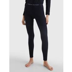 Tommy Hilfiger Bomuld Tights Tommy Hilfiger Logo Waistband Full Length Leggings - Navy