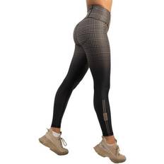 Gavelo Kläder Gavelo GLNCHCK Compression Tights, brown/black