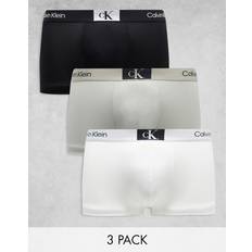 Calvin Klein Men's Low Rise Trunk - Black/White