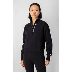 Champion Half Zip Sweatshirt Dame Sort