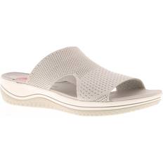 Jana Sloffen en Sandalen Jana Womens Flat Sandals Light Grey