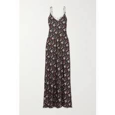 Rabanne Elegant Satin Maxi Dress - Black