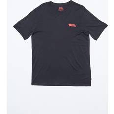 Tops Fjällräven Abisko Wool Logo S/S Merino shirt S, black