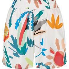 Bloemen Shorts Urban Classics Women's AOP Viscose Resort Shorts - Whitesandfruity